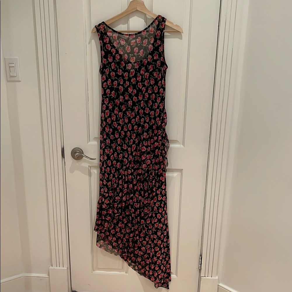Seraphine Maternity Floral Mesh Dress (6)